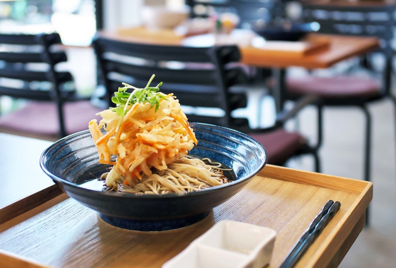 潮風そばのかき揚げ蕎麦